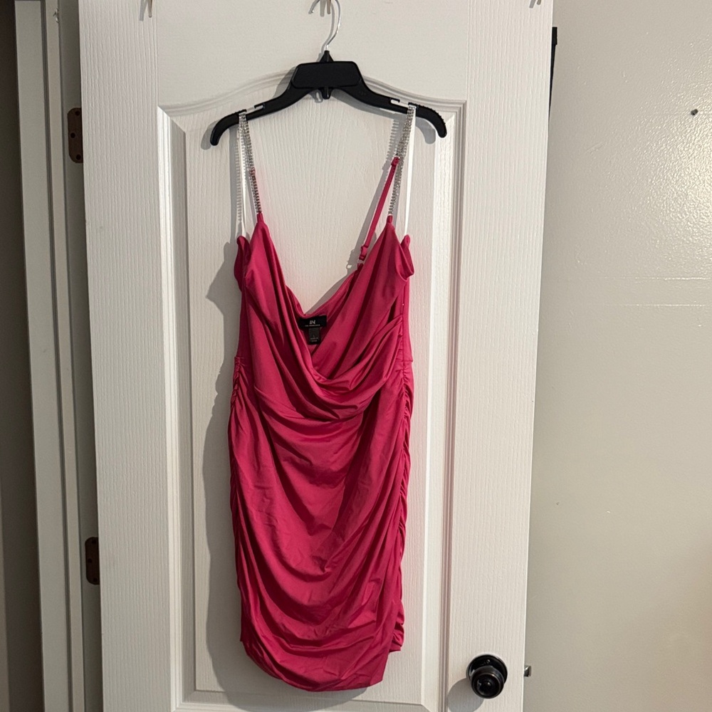 I.N. San Francisco Vibrant Pink Dress